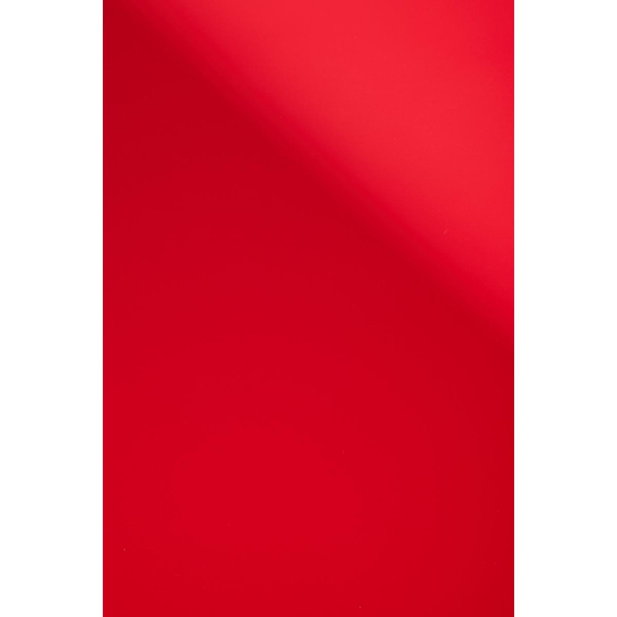 CARTONCINO PLASTIFICATO rosso 250g. 70x100