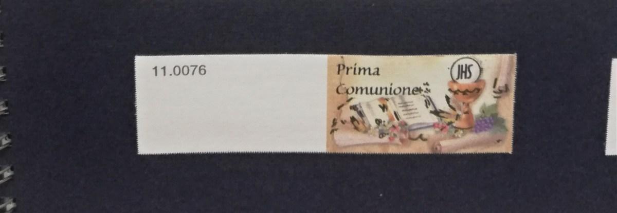 Bigliettini per bomboniera Comunioni art. 11.0076 in cf. da 100 pz