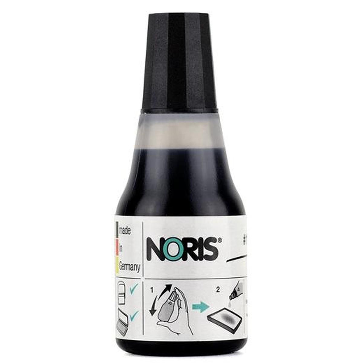 Art. 110S flacone 25 ml. inchiostro per tampone colore NERO