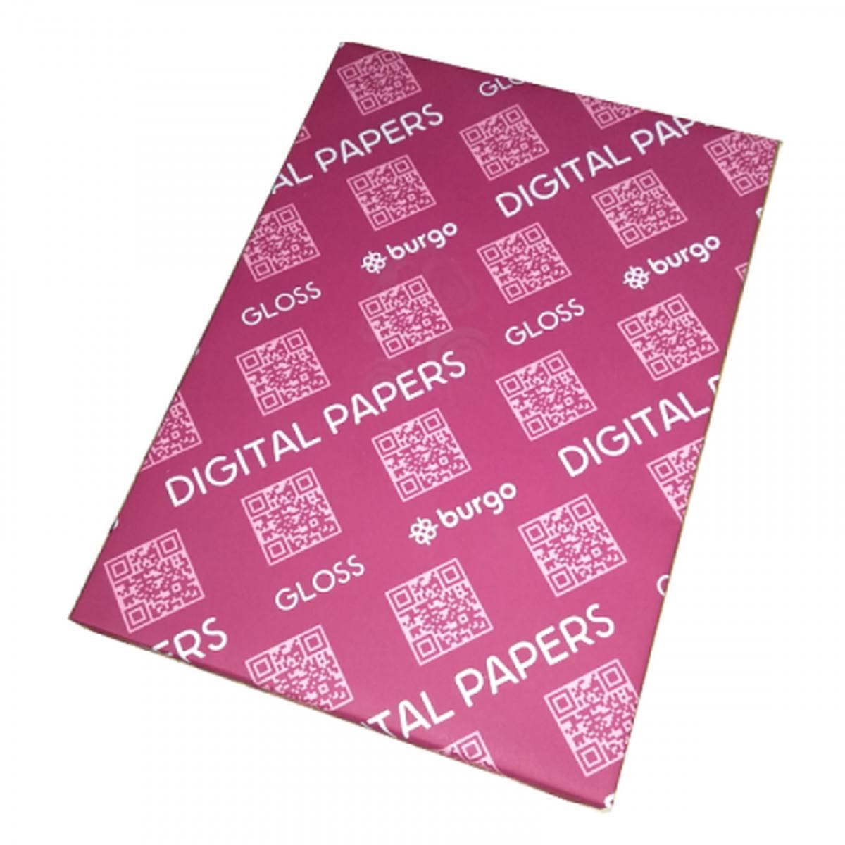 Patinata lucida 33x48cm. 250gr. conf. 250 fogli Experia Digi Gloss