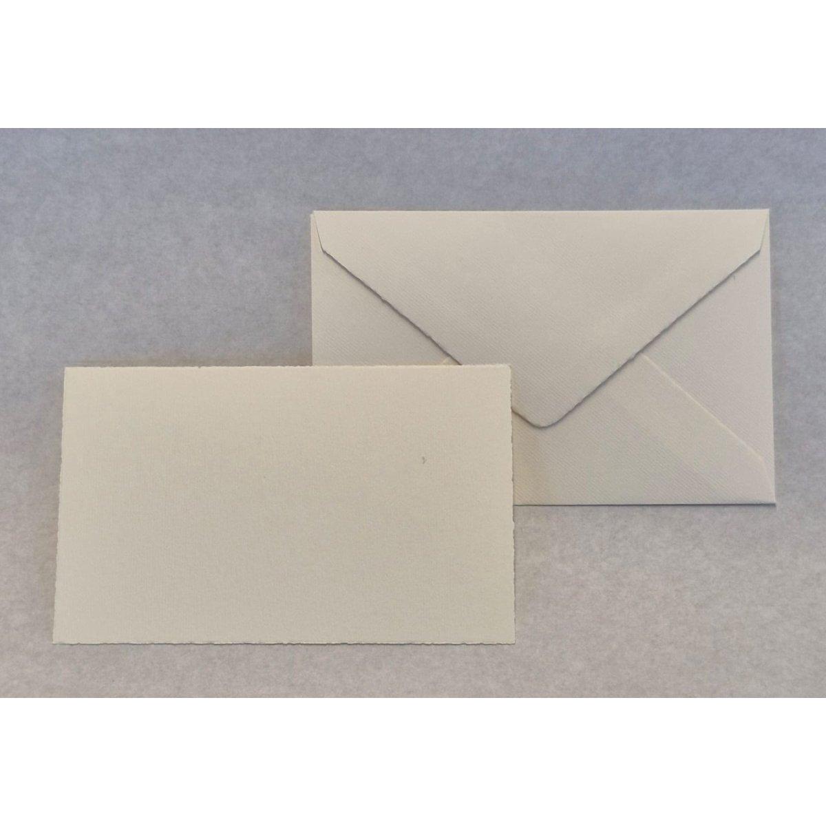 Acquerello avorio f.to 9 conf. 100 pz. biglietti e buste taglio dolce codice 8389