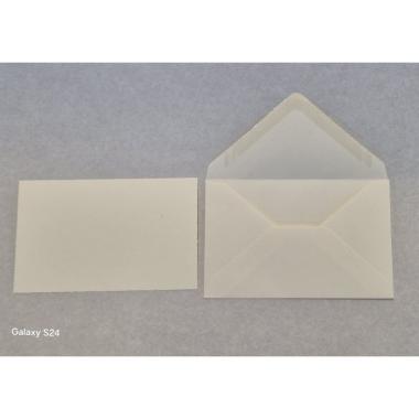 Acquerello avorio f.to 9 conf. 100 pz. biglietti e buste taglio dolce codice 8389