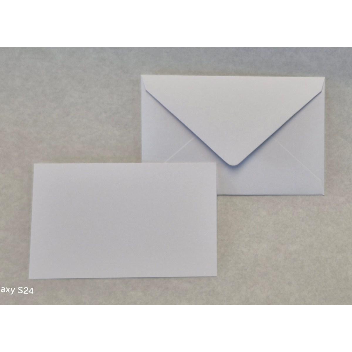 Conf. 100 pz. biglietti e buste bristol f.to 9 gr. 350 art. 8819