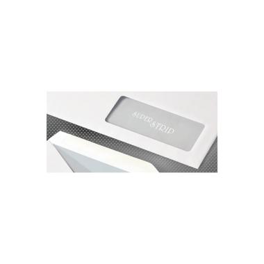 BUSTE superstrip autoadesive con finestra 11x23 90g. cf. 500