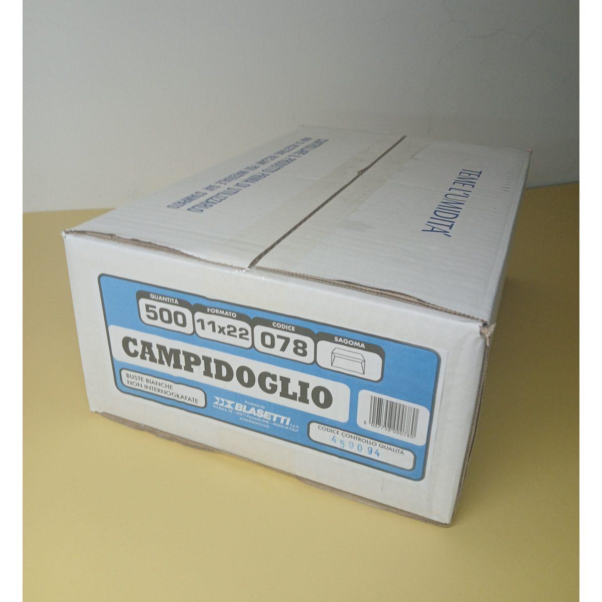 BUSTE autoadesive strip Campidoglio 11x22 100g. cf. 500