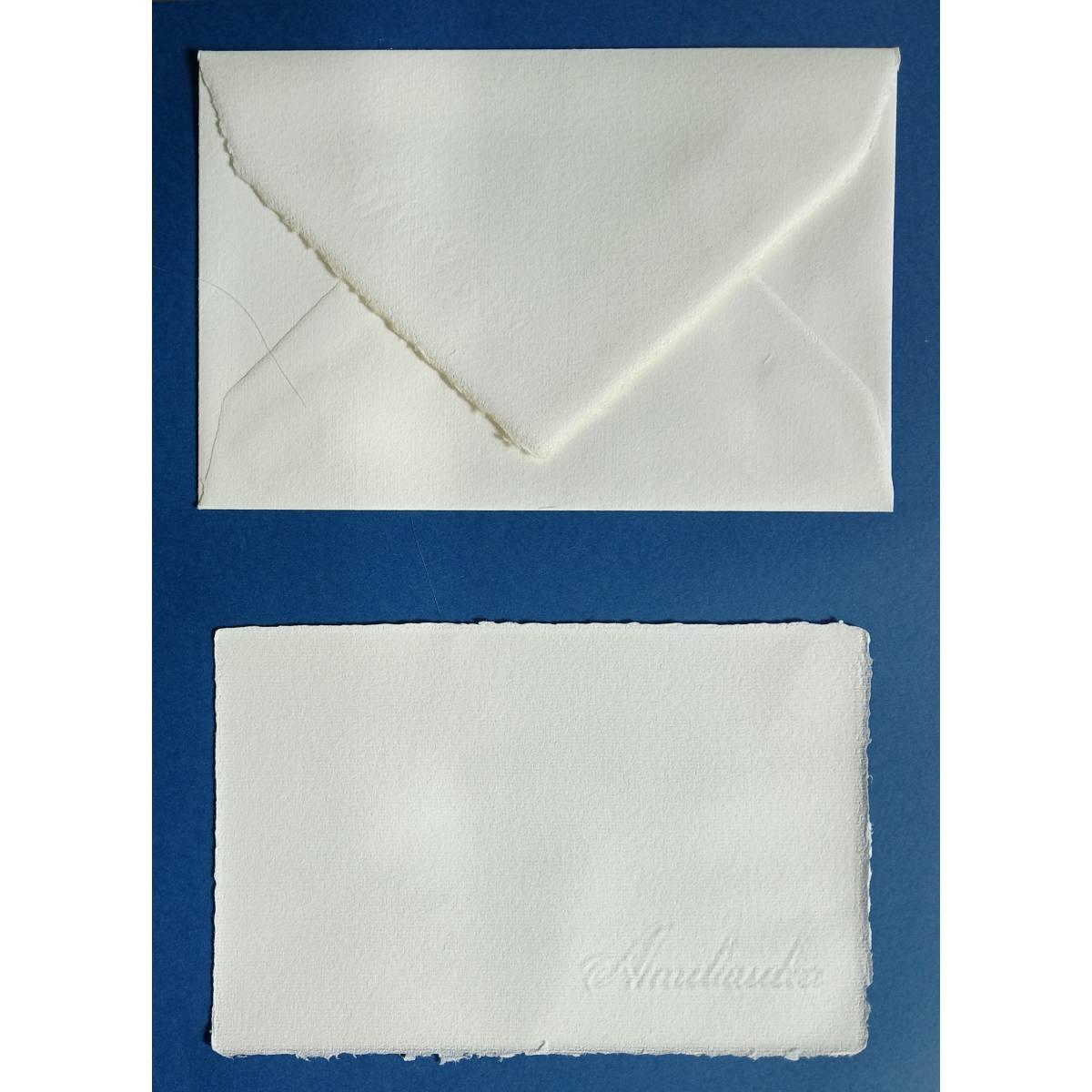 AMATRUDA Medievale avorio f.to 12x18 a cartoncino con busta