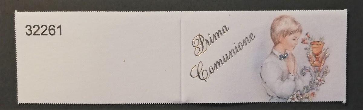 Bigliettini per bomboniera Prima Comunione art. 32261 cf. da 100 pz.