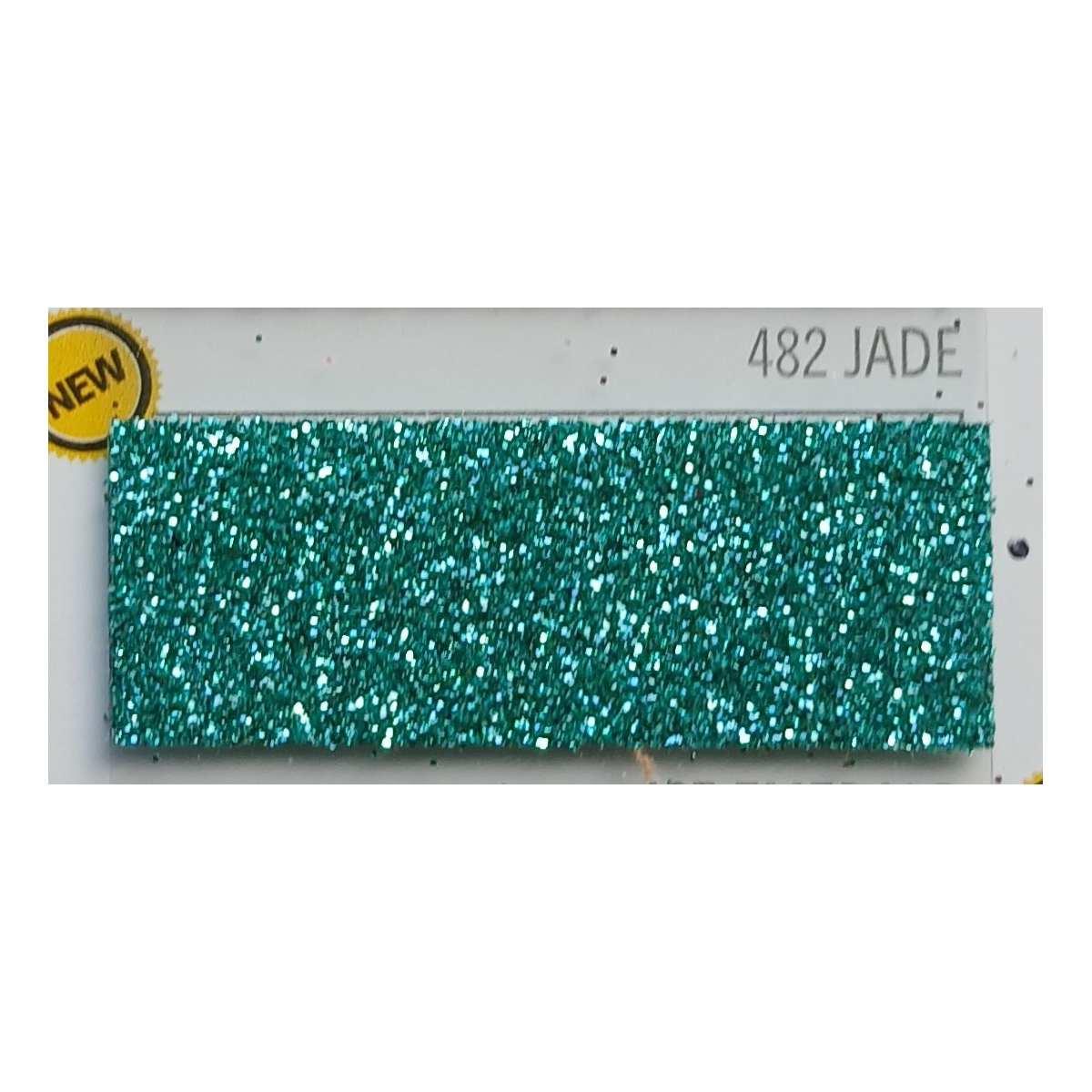 FLEX IMAGE Flex termoadesivo cod. 482 PEARL GLITTER JADE mm.500x1mt.
