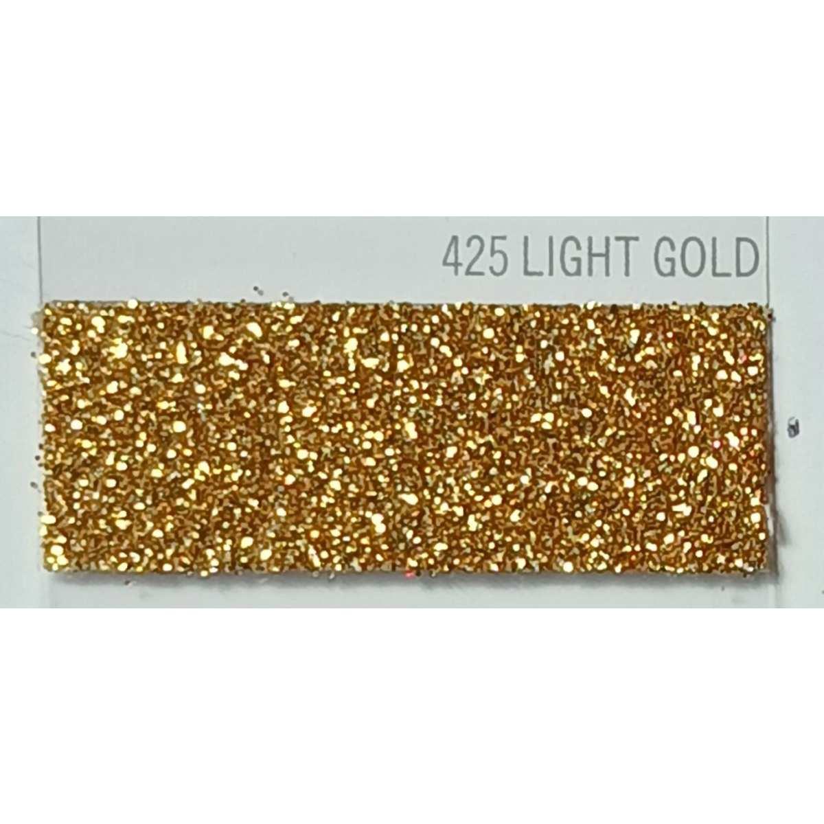 FLEX IMAGE Flex termoadesivo cod. 425 PEARL GLITTER LIGHT GOLD mm.500x1mt.