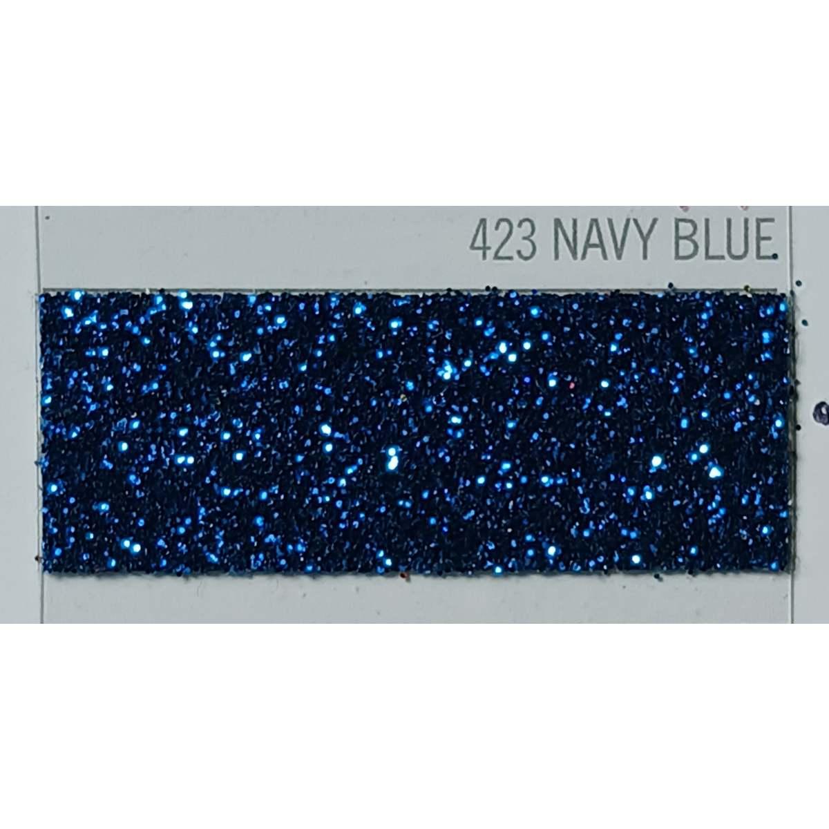 FLEX IMAGE Flex termoadesivo cod. 423 PEARL GLITTER NAVY BLUE mm.500x1mt.