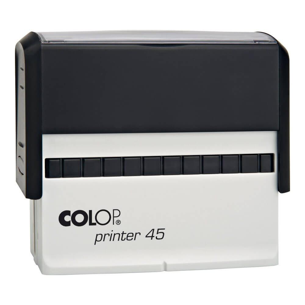 Timbro Autoinchiostrante COLOP PRINTER 45, dimensione stampa 25x82mm