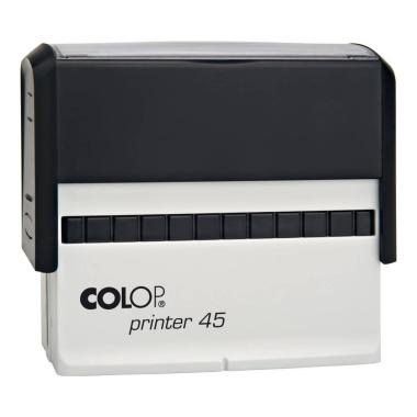 Timbro Autoinchiostrante COLOP PRINTER 45, dimensione stampa 25x82mm