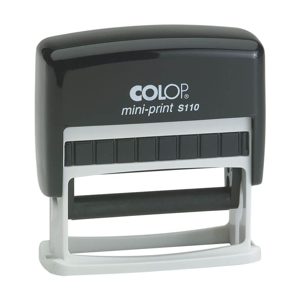 Timbro Autoinchiostrante COLOP PRINTER MINI PRINT S 110, dimensione stampa 8x52mm