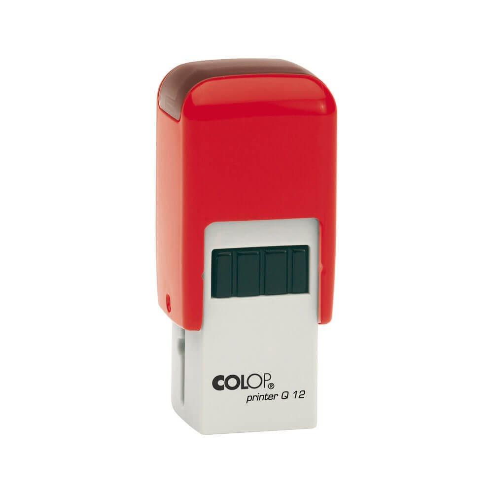 Timbro Autoinchiostrante COLOP PRINTER Q 12, dimensione stampa 12x12mm