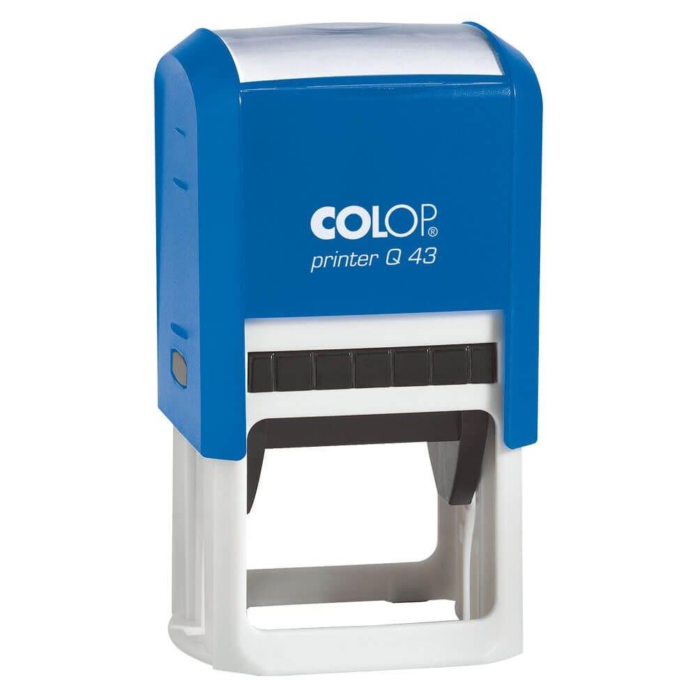 Timbro Autoinchiostrante COLOP PRINTER Q 43, dimensione stampa 43x43mm