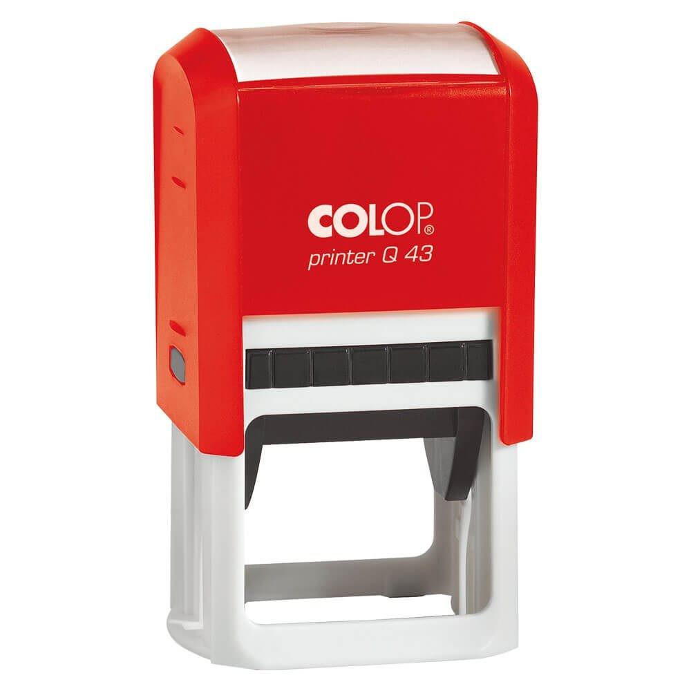 Timbro Autoinchiostrante COLOP PRINTER Q 43, dimensione stampa 43x43mm