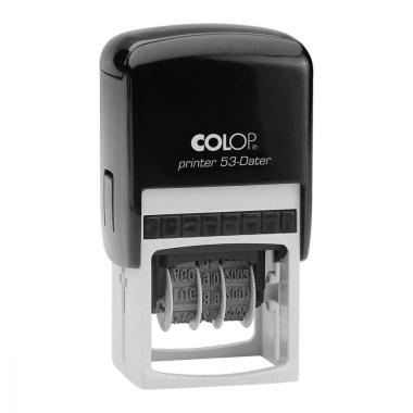 Timbro Autoinchiostrante COLOP PRINTER 53 DATARIO, dimensione stampa 30X45mm