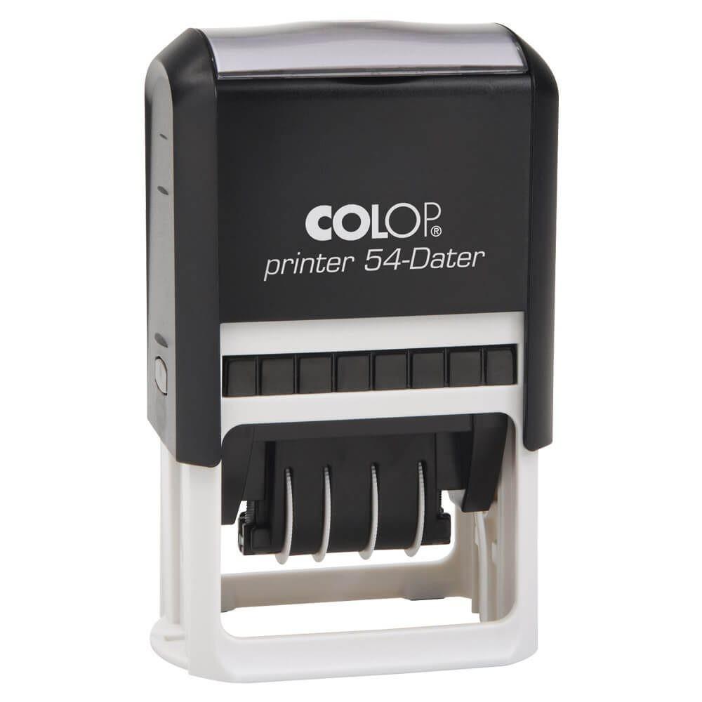 Timbro Autoinchiostrante COLOP PRINTER 54 DATARIO, dimensione stampa 40X50mm