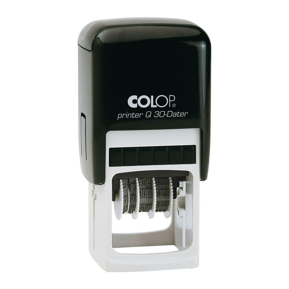 Timbro Autoinchiostrante COLOP PRINTER Q 30 DATARIO, dimensione stampa 30X30mm