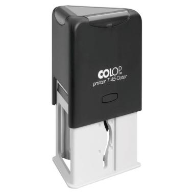 Timbro Autoinchiostrante COLOP PRINTER T 45 DATARIO, dimensione stampa 45X45X45mm