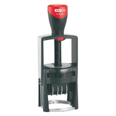 Timbro autoinchiostrante COLOP CLASSIC LINE R 2045 DATARIO 24H,  40 mm