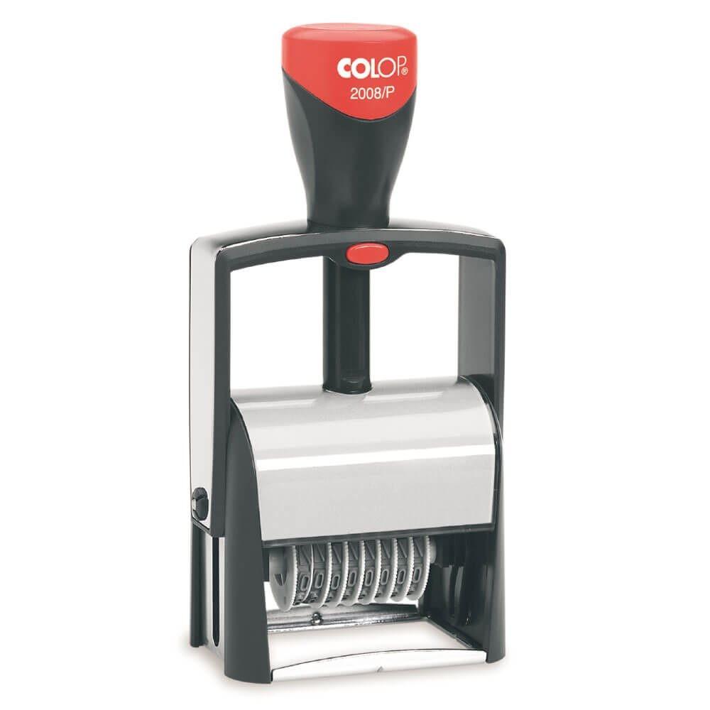 Timbro autoinchiostrante COLOP CLASSIC LINE 2008.P FARMA, numeratore a 8 cifre prespaziato per modulo farmacia