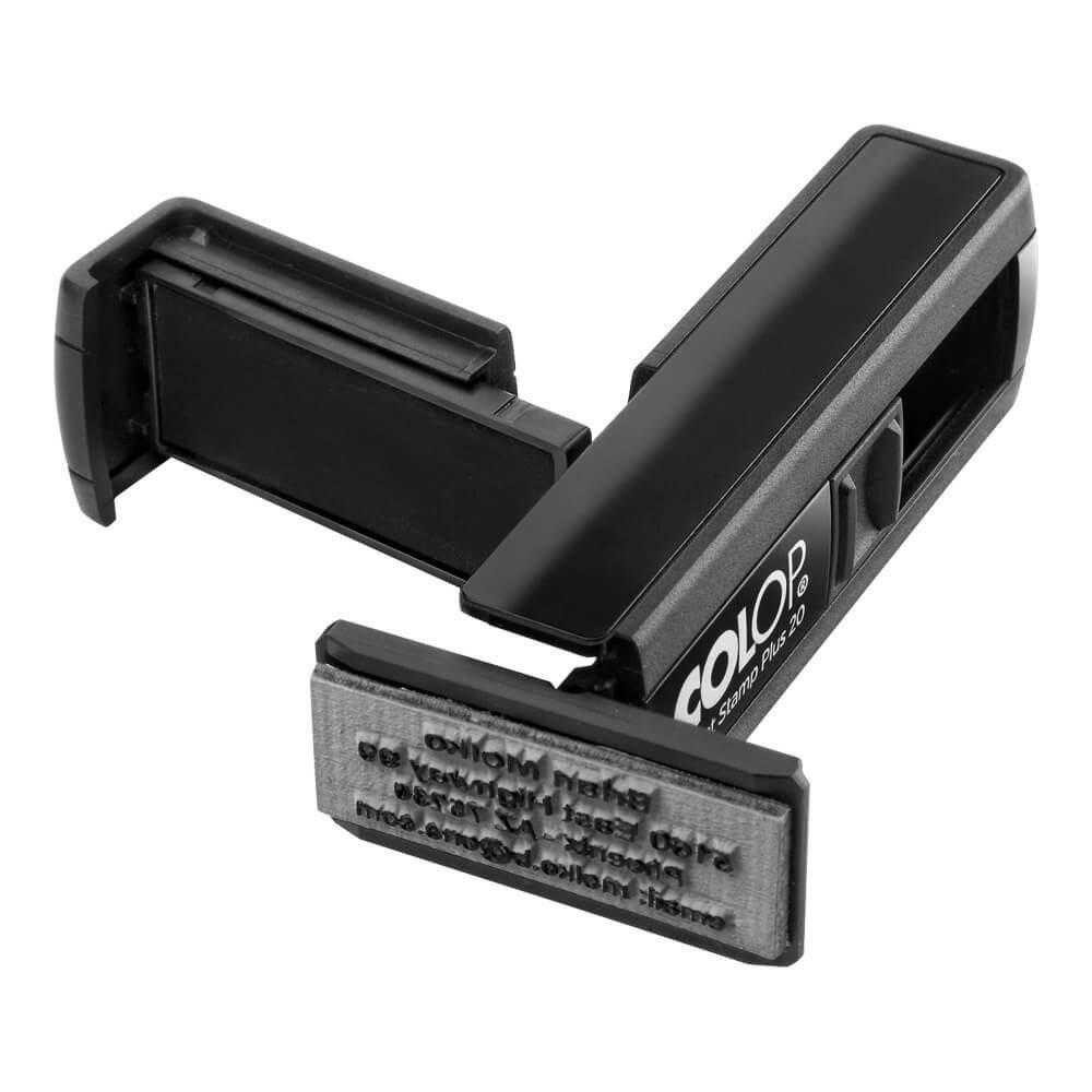 Timbro autoinchiostrante COLOP POCKET STAMP PLUS20, dimensione stampa 14x38mm