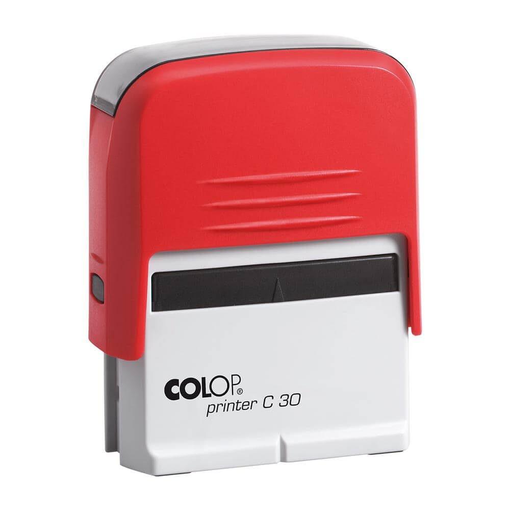 Timbro autoinchiostrante COLOP PRINTER C 30, dimensione stampa 18x47mm