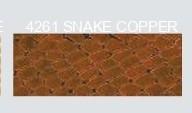 FLEX FASHION 4261 Flex termoadesivo in Poliuretano effetto SNAKE COPPER mm.500x1mt.