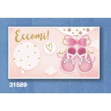 Bigliettini bomboniera nascita art.31589 cf. da 100 pz.