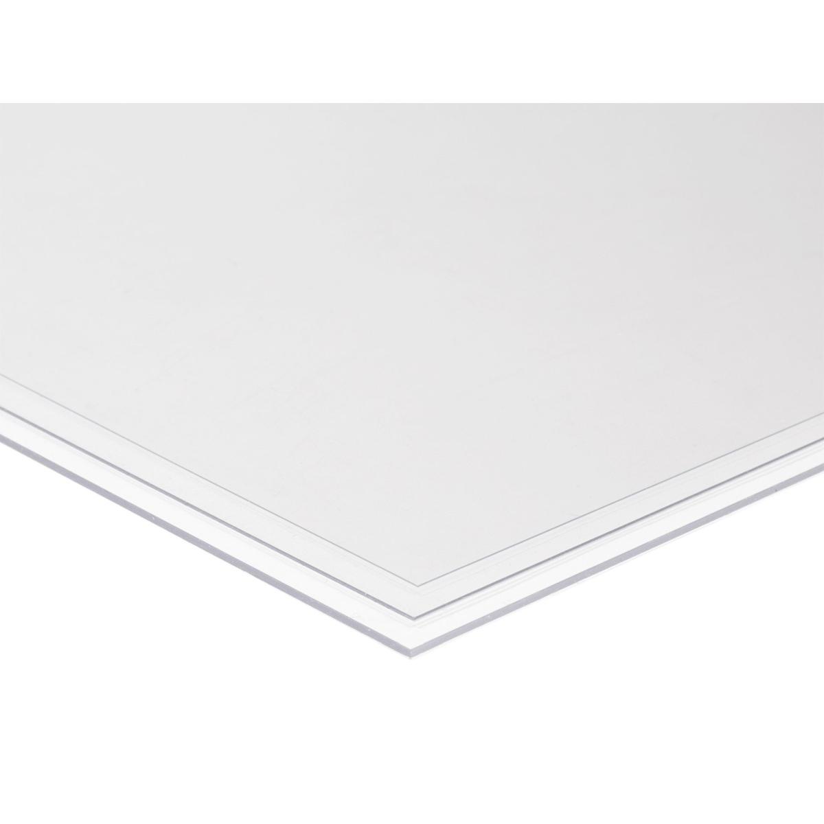 Foglio PCV trasparente lucido spessore 0,3mm - dimensioni 710x920mm