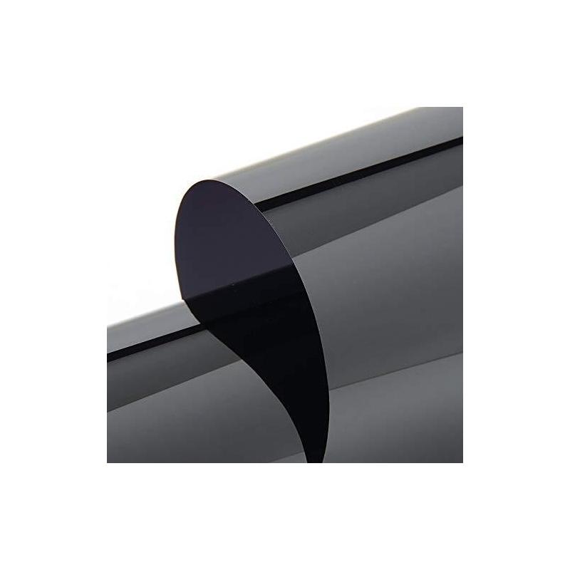 Pellicola solare auto PLASMA 05 PRO CBK - app. int. non riflettente 25 micron altezza bobina mm500 - VENDITA AL mt/l