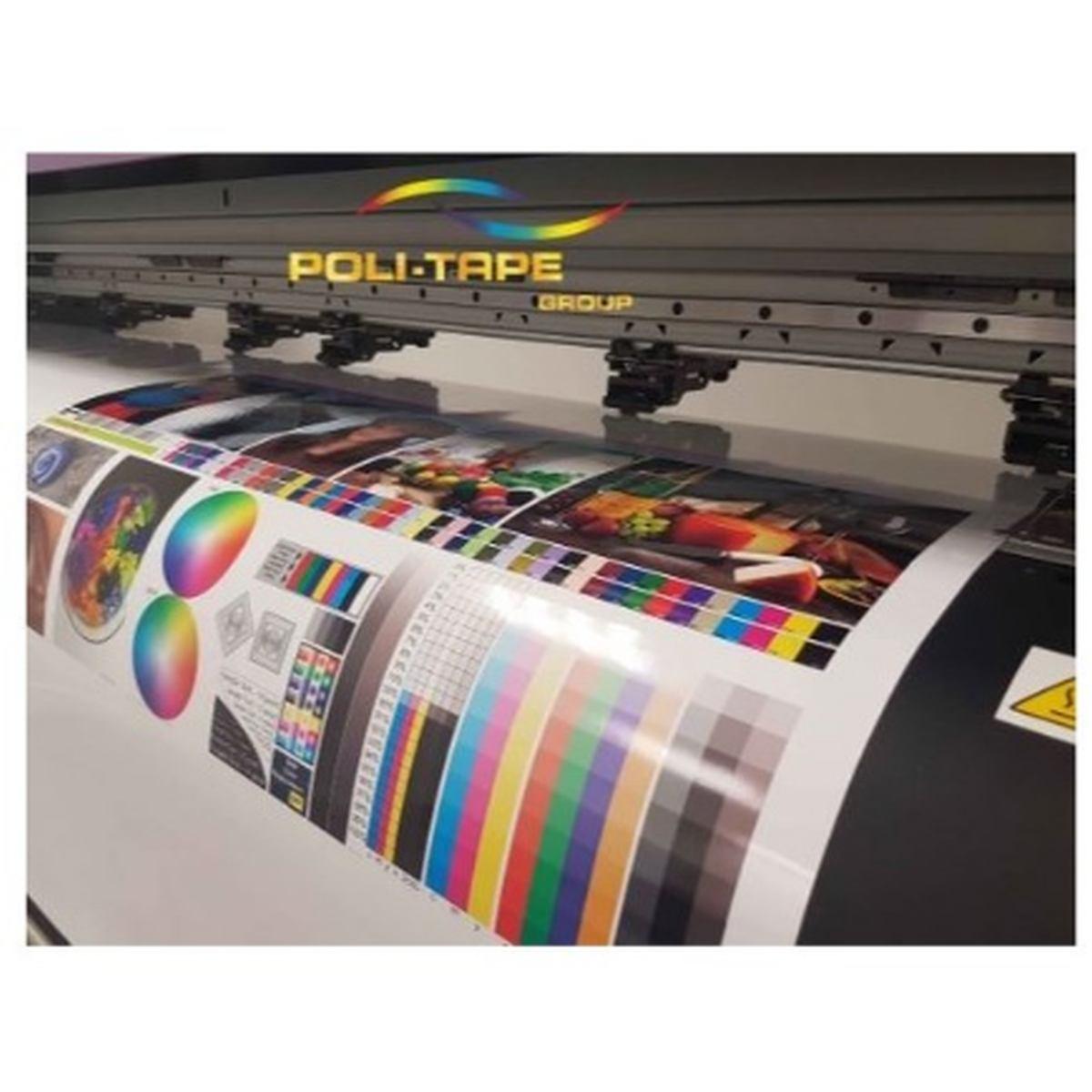 VINILE MONOMERICO POLY PRINT PP930 WGR µm100, adesivo rimovibile, colore bianco finitura lucida mm1370x50mt