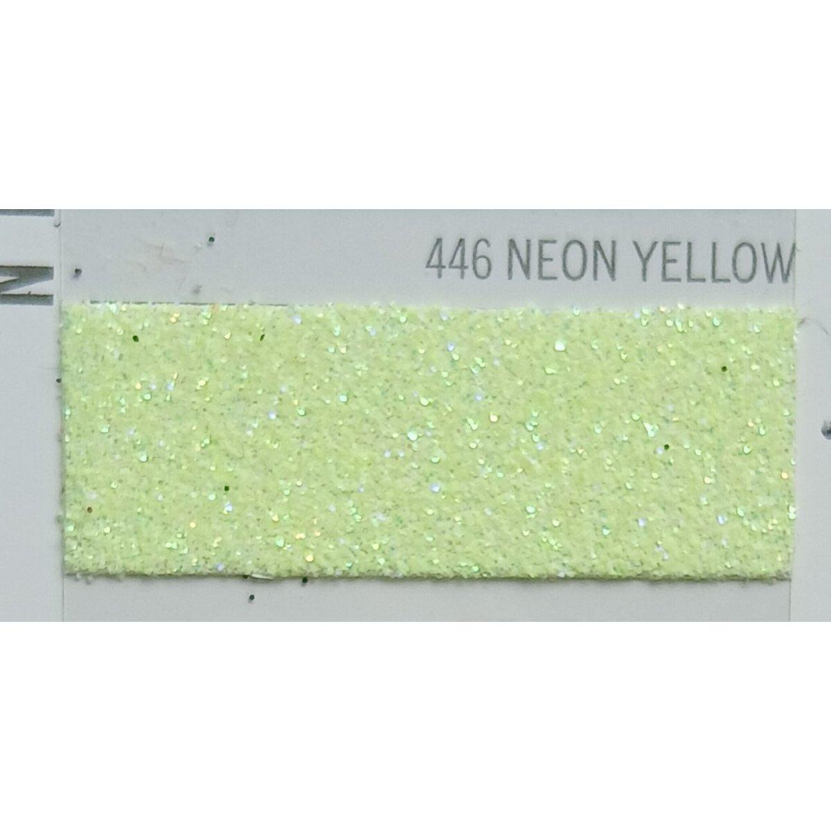 FLEX IMAGE Flex termoadesivo cod. 446 PEARL GLITTER NEON YELLOW mm.500x1m.