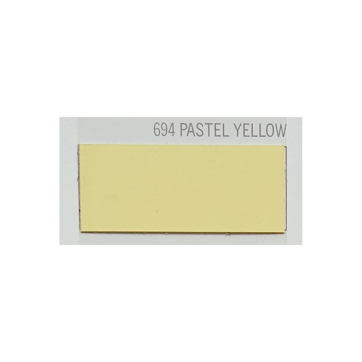 POLI TAPE - FLEX PREMIUM Termoadesivo cod. 694 PASTEL YELLOW mm.500x1mt.