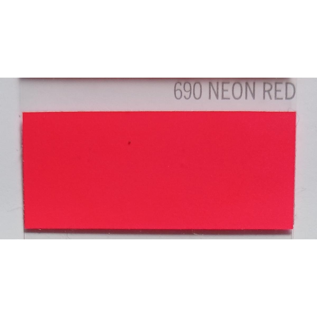POLI TAPE - FLEX PREMIUM Termoadesivo cod. 690 NEON RED mm.500x1mt.