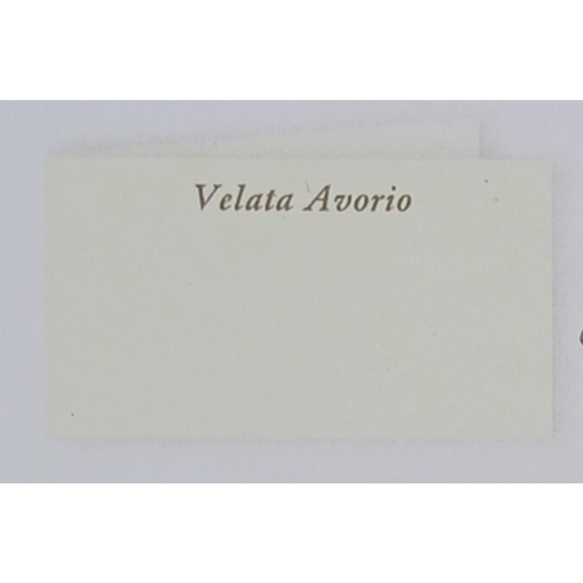 Bigliettini bomboniera 0004 cf. 100 pz. cartoncino velato avorio