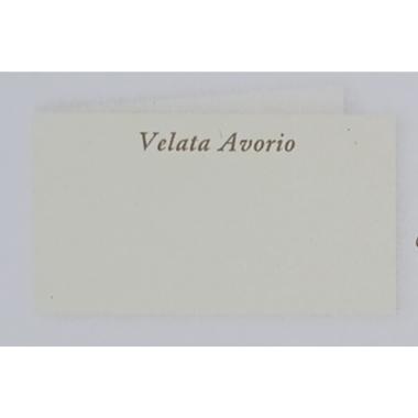 Bigliettini bomboniera 0004 cf. 100 pz. cartoncino velato avorio