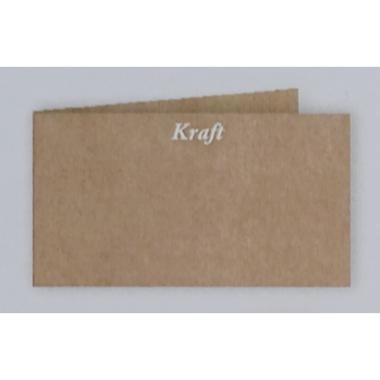 Bigliettini bomboniera 0082 cf. 100 pz. carta kraft