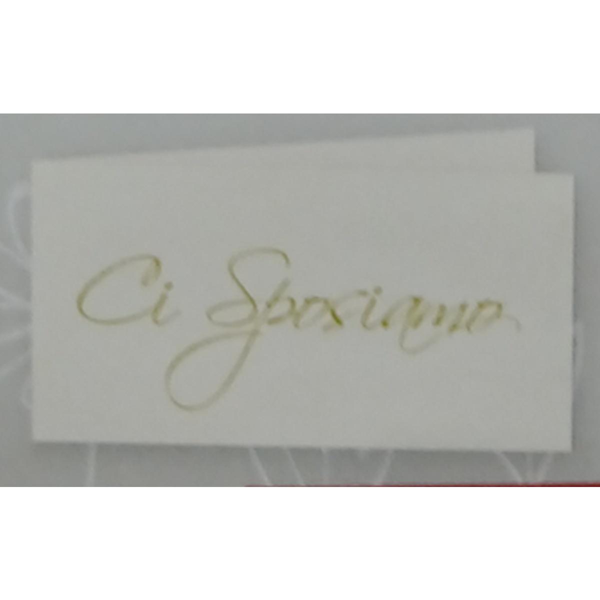 Bigliettini bomboniera 0506 cf. 100 pz. carta avorio