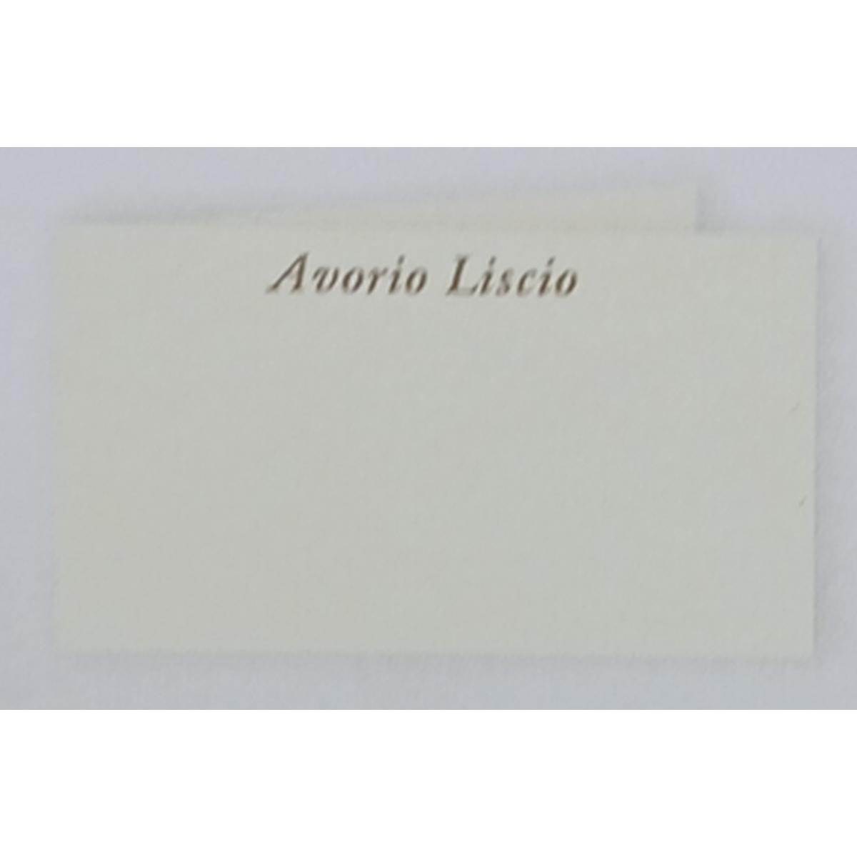 Bigliettini bomboniera 0501 cf. 100 pz. cartoncino avorio
