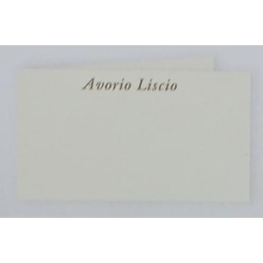 Bigliettini bomboniera 0501 cf. 100 pz. cartoncino avorio