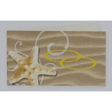 Bigliettini bomboniera 0070 cf. 100 pz. carta avorio