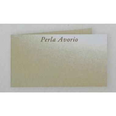 Bigliettini bomboniera 0503 cf. 100 pz. carta perla avorio