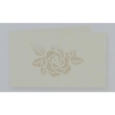 Bigliettini bomboniera 0540 cf. 100 pz. carta bianca