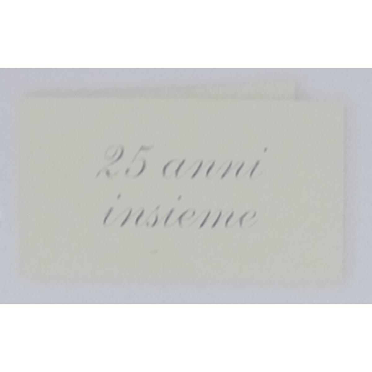 Bigliettini bomboniera 0536 cf. 100 pz. carta avorio
