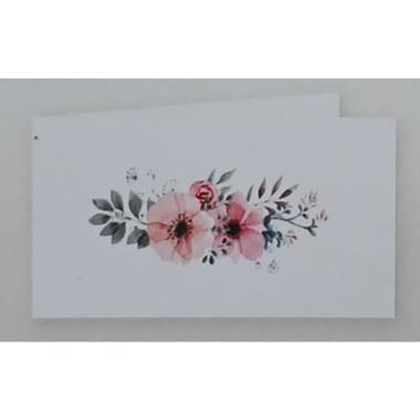 Bigliettini bomboniera 0538 cf. 100 pz. carta bianca