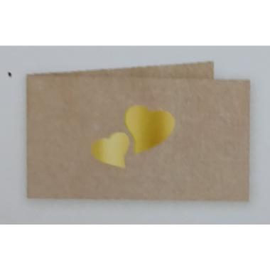 Bigliettini bomboniera 0081 cf. 100 pz. carta kraft