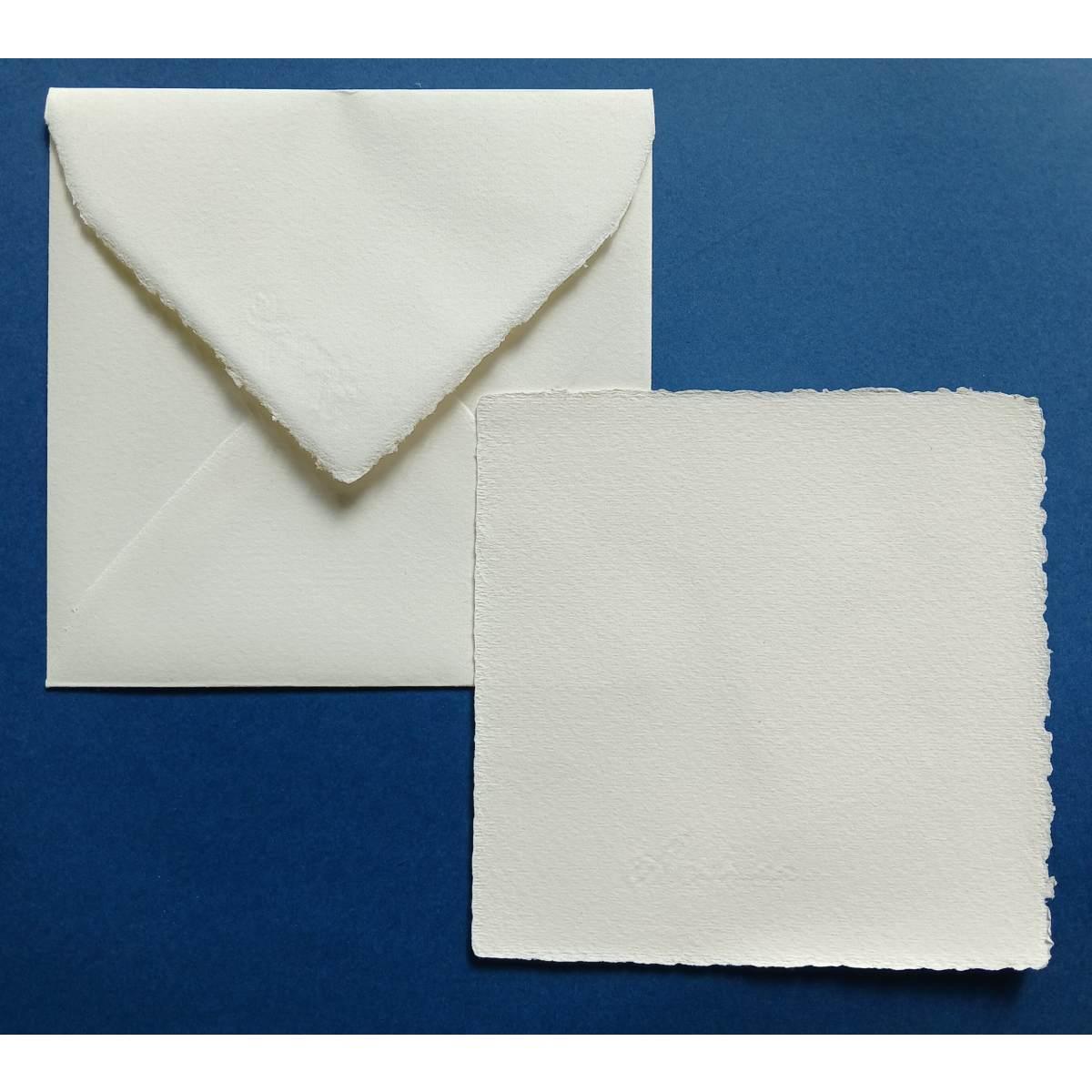 Partecipazione amalfi cartoncino e busta 15x15 340grammi