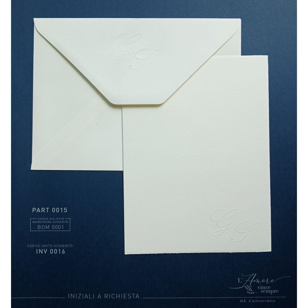 Partecipazioni nozze art. PART 0015